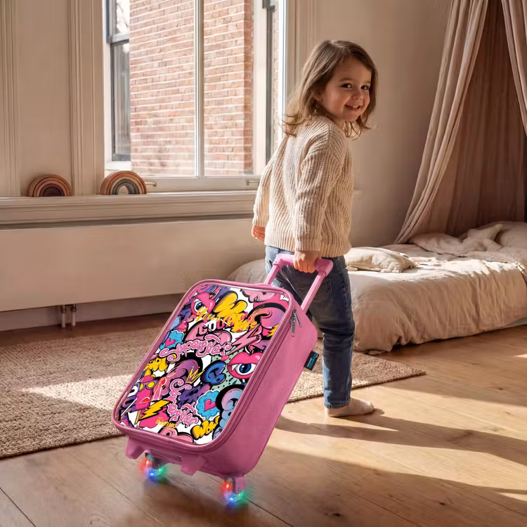 Children's suitcase - Pink - Girly graffiti — 2