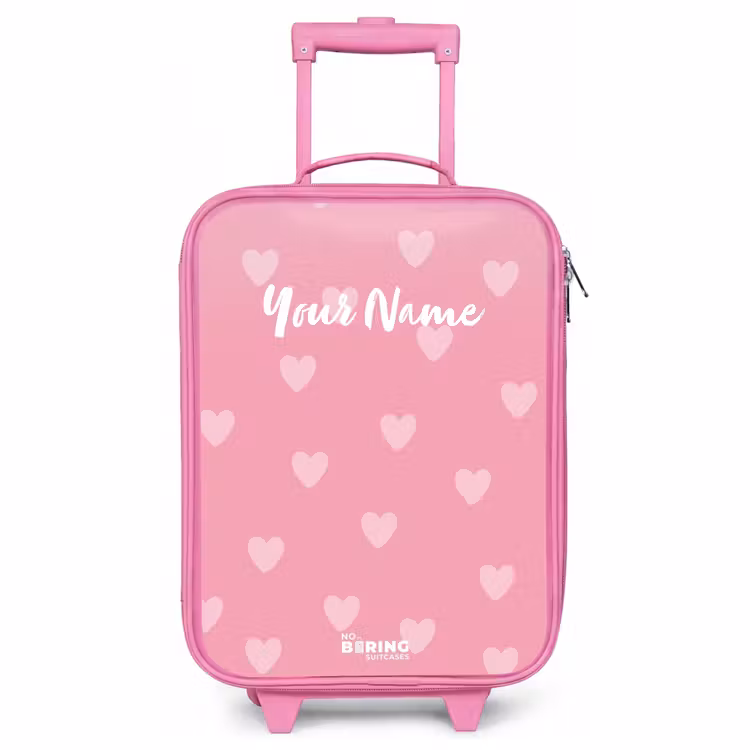 Children's suitcase - Pink - Heartbeat — 1