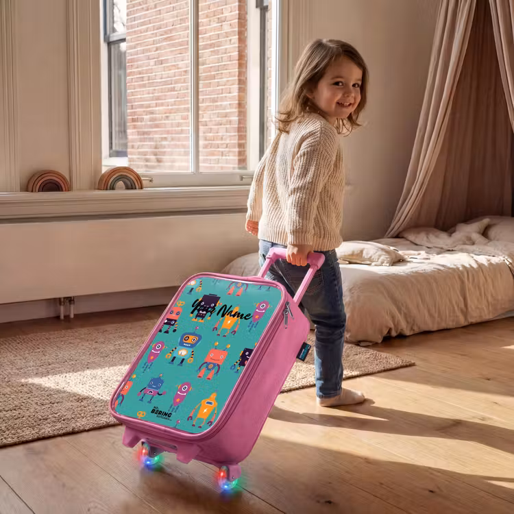 Children's suitcase - Pink - Robo rave — 2