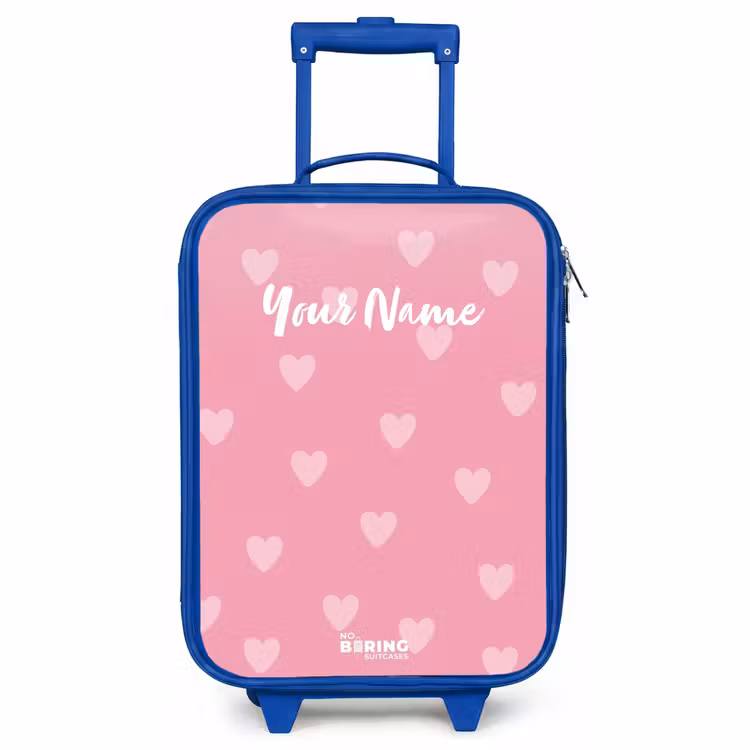 Children's suitcase - Blue - Heartbeat — 1