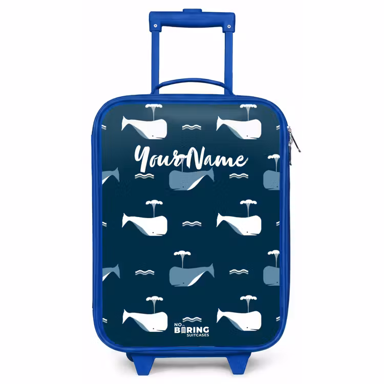 Children's suitcase - Blue - Whale World — 1