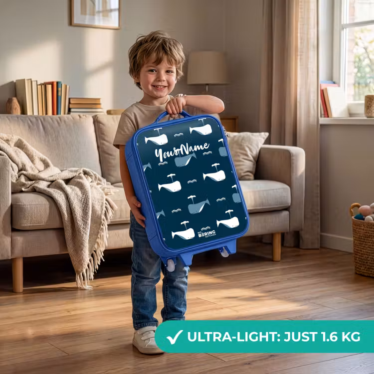 Children's suitcase - Blue - Whale World — 3