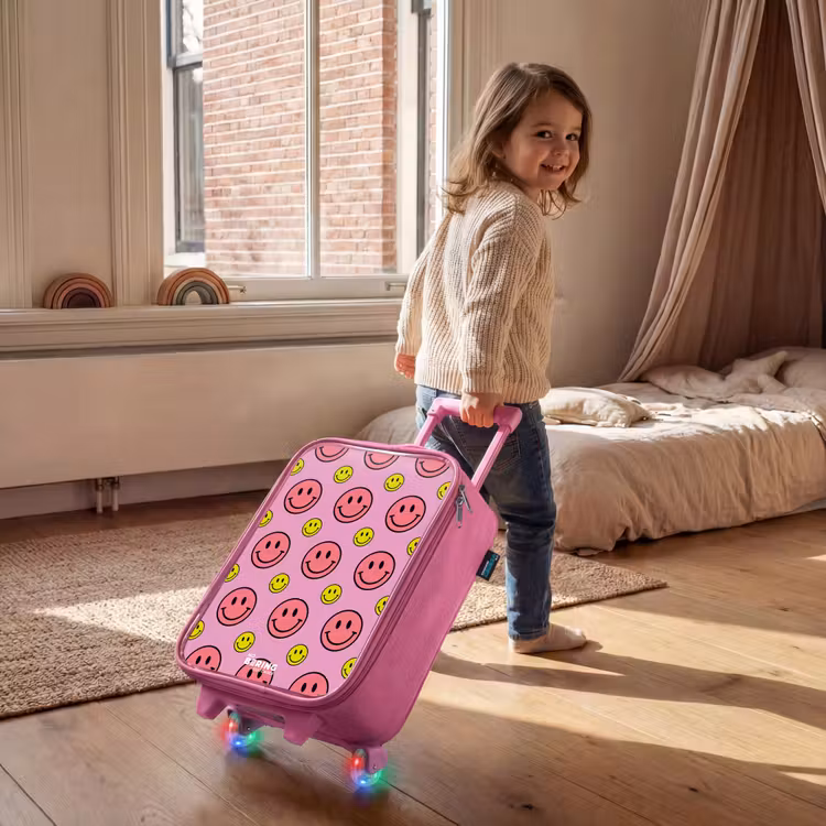 Children's suitcase - Pink - All smiles pink — 2