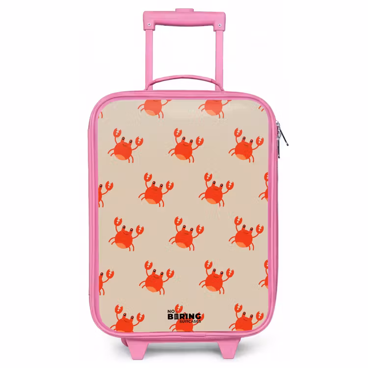 Children's suitcase - Pink - Crab issue — 1