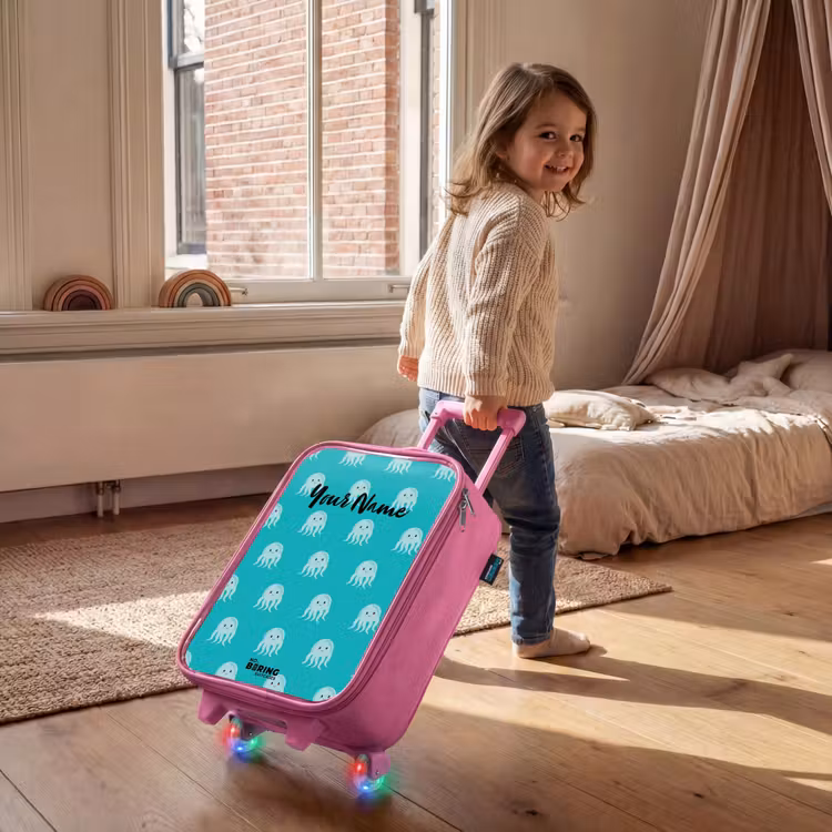 Children's suitcase - Pink - Cute jellyfish — 2