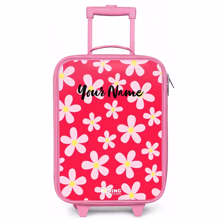 Children's suitcase - Pink - Daisy mania hotpink — 1
