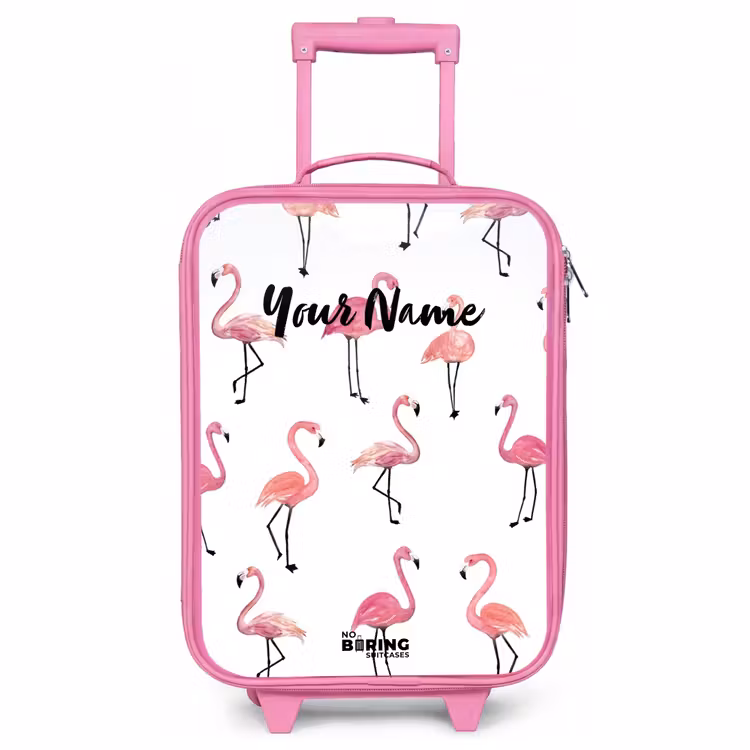 Children's suitcase - Pink - Flamingo party — 1