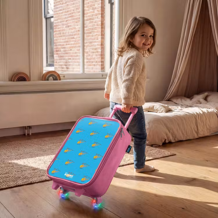 Children's suitcase - Pink - Helicopter fuss — 2