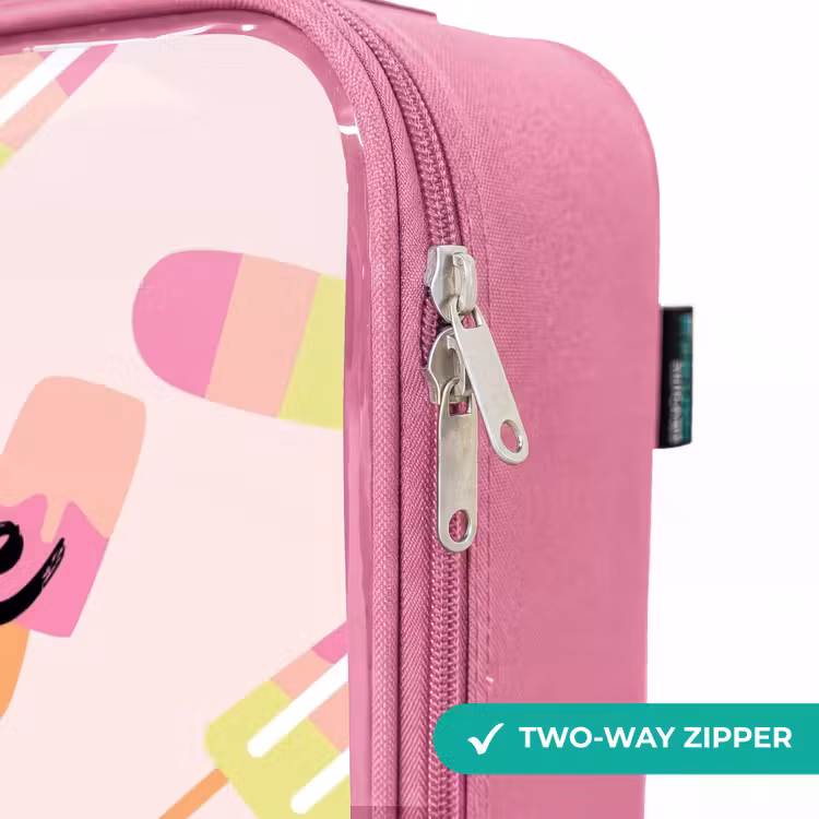 Children's suitcase - Pink - Swirling water ices — 4