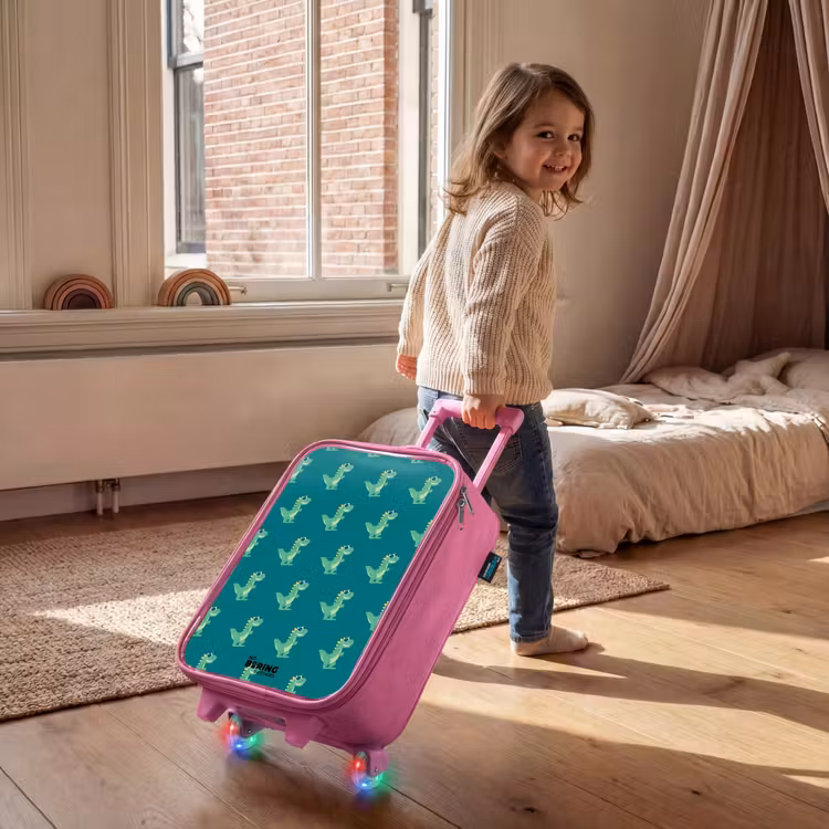 Children's suitcase - Pink - Tyranosaurus specs — 2