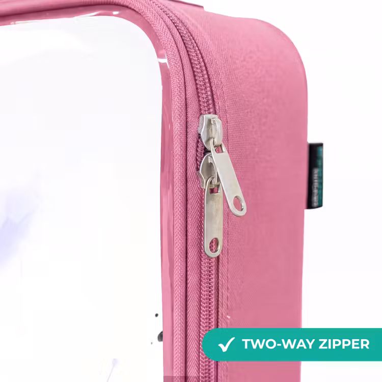Children's suitcase - Pink - Watercolor horse with colorful splashes — 4
