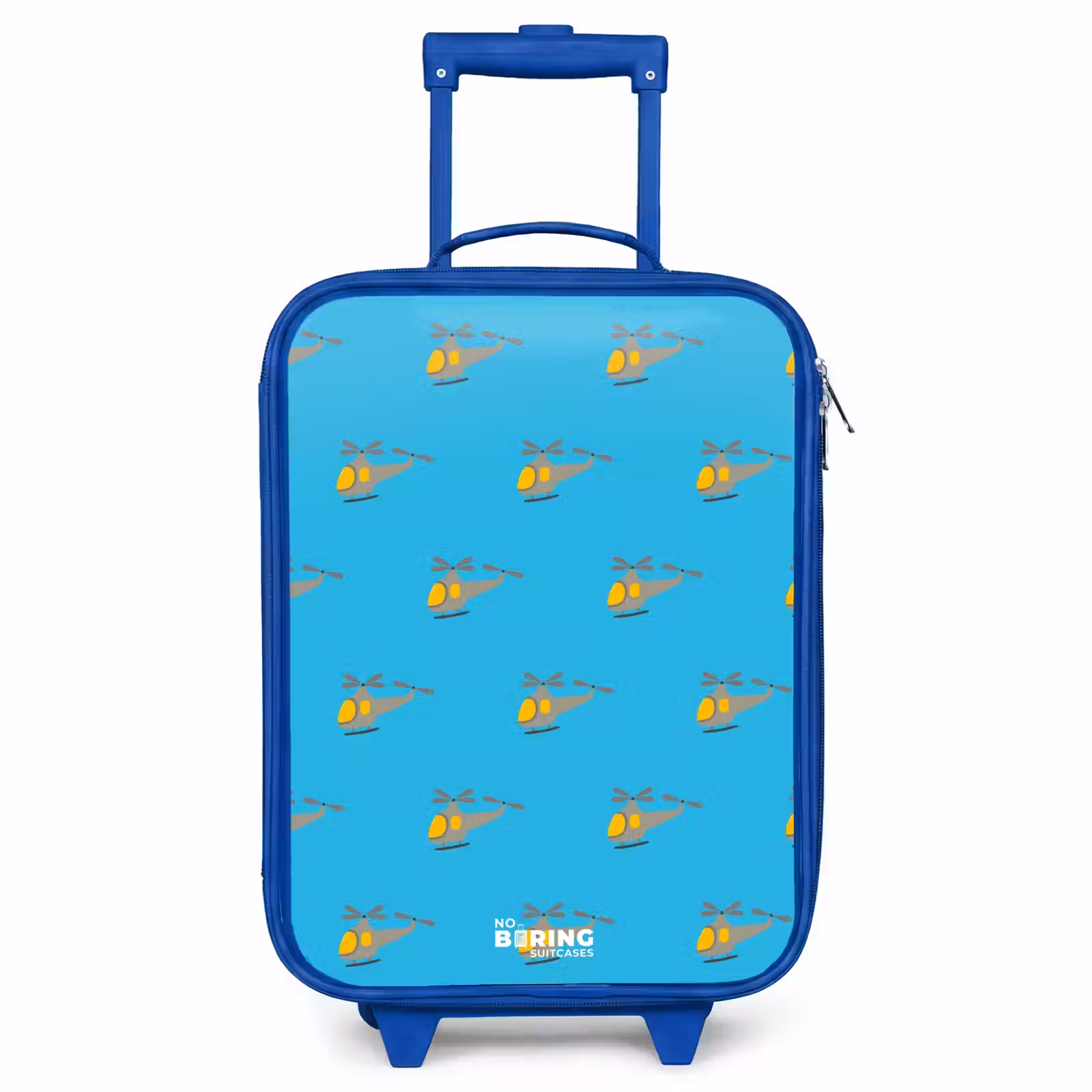 Children's suitcase - Blue - Helicopter fuss — 1