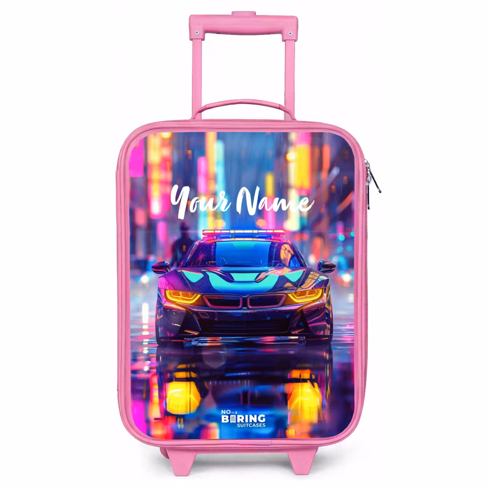 Children's suitcase - Pink - Neon nightcar — 1