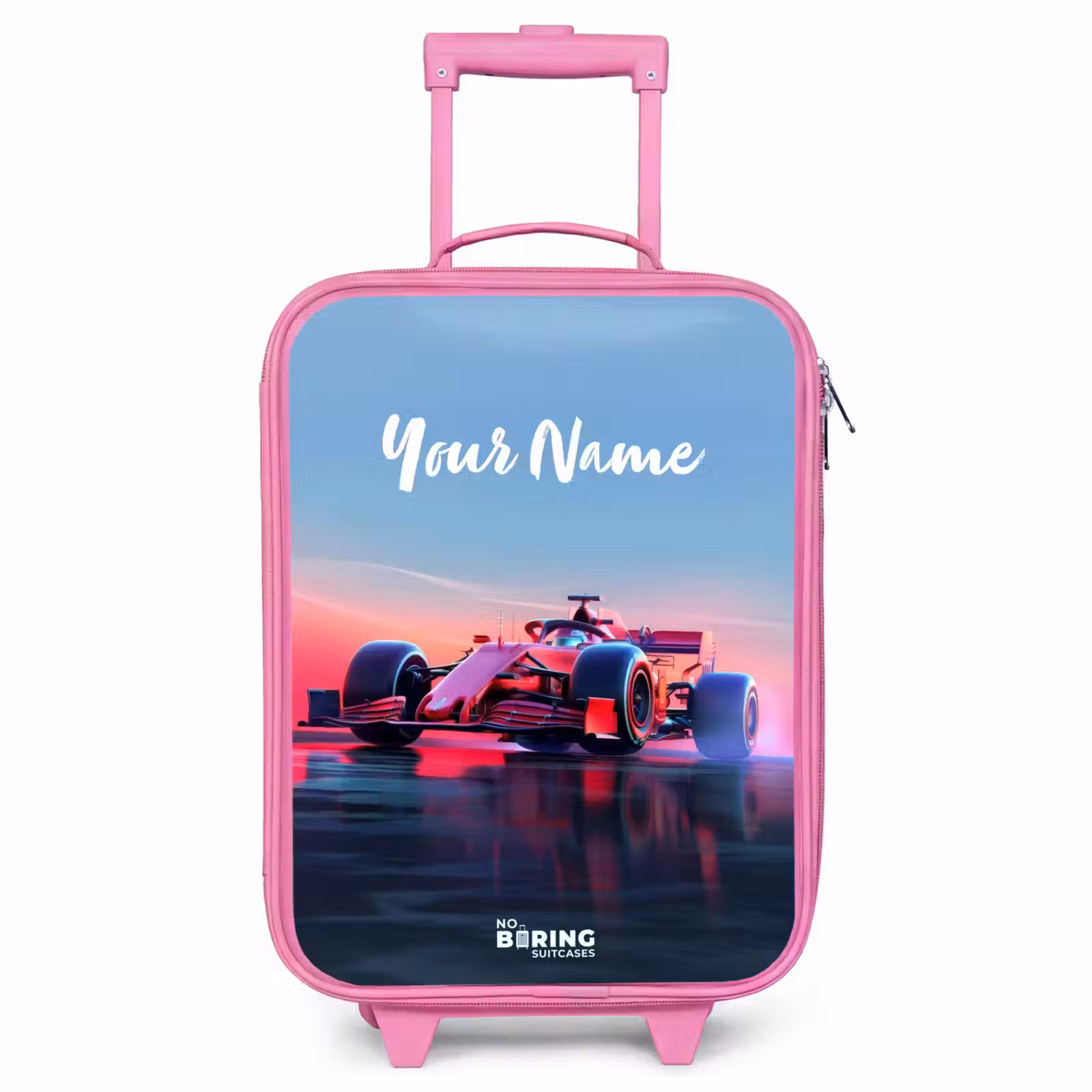 Children's suitcase - Pink - Red racer — 1