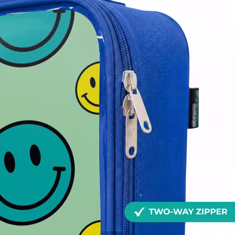 Children's suitcase - Blue - All smiles green — 6