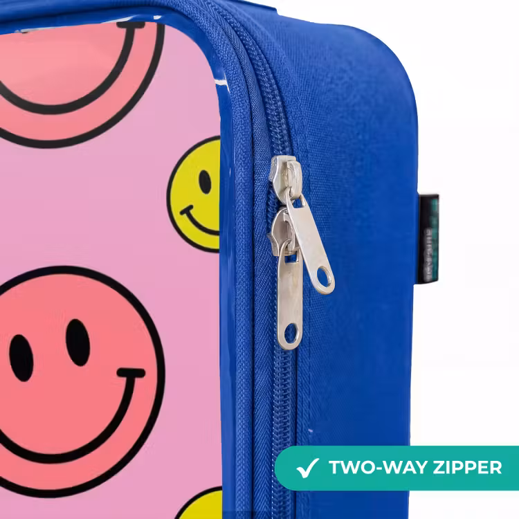Children's suitcase - Blue - All smiles pink — 6