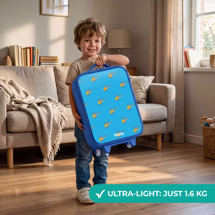 Children's suitcase - Blue - Helicopter fuss — 3