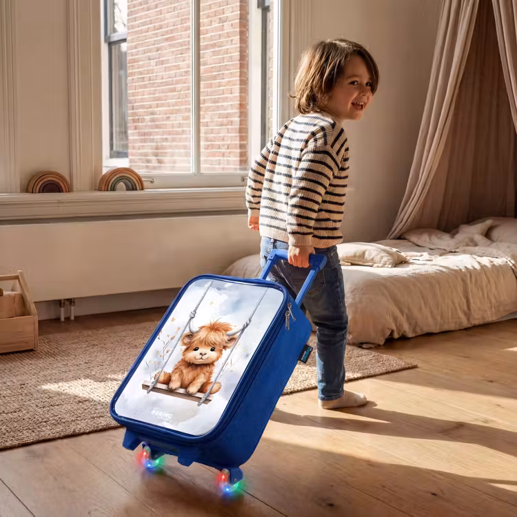 Children's suitcase - Blue - Hennie highlander — 2