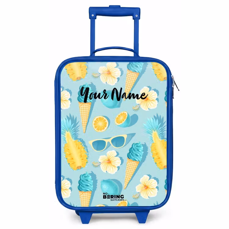 Children's suitcase - Blue - Ibiza icecream — 1