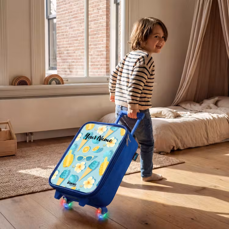 Children's suitcase - Blue - Ibiza icecream — 2