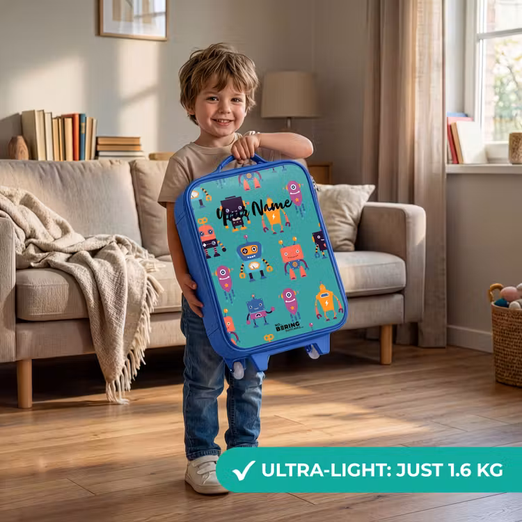Children's suitcase - Blue - Robo rave — 3