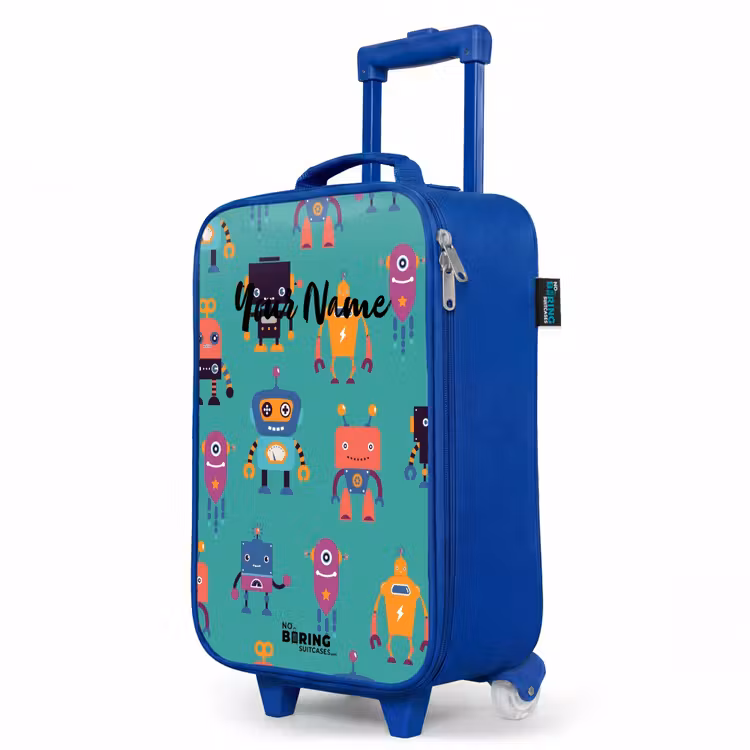 Children's suitcase - Blue - Robo rave — 5
