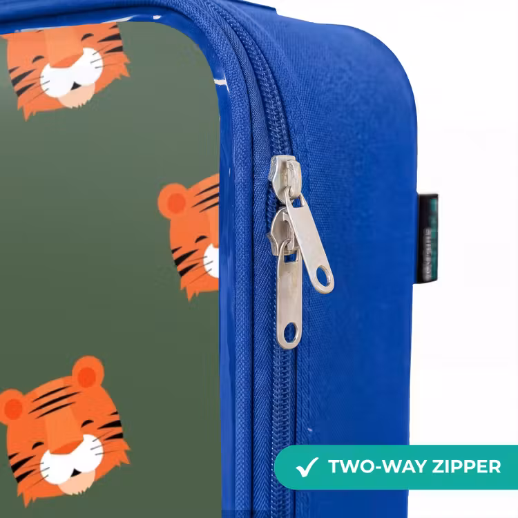 Children's suitcase - Blue - Tiger turbulence — 6
