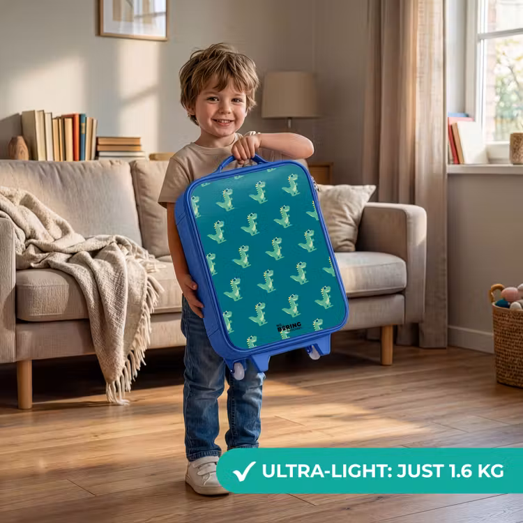Children's suitcase - Blue - Tyranosaurus specs — 3