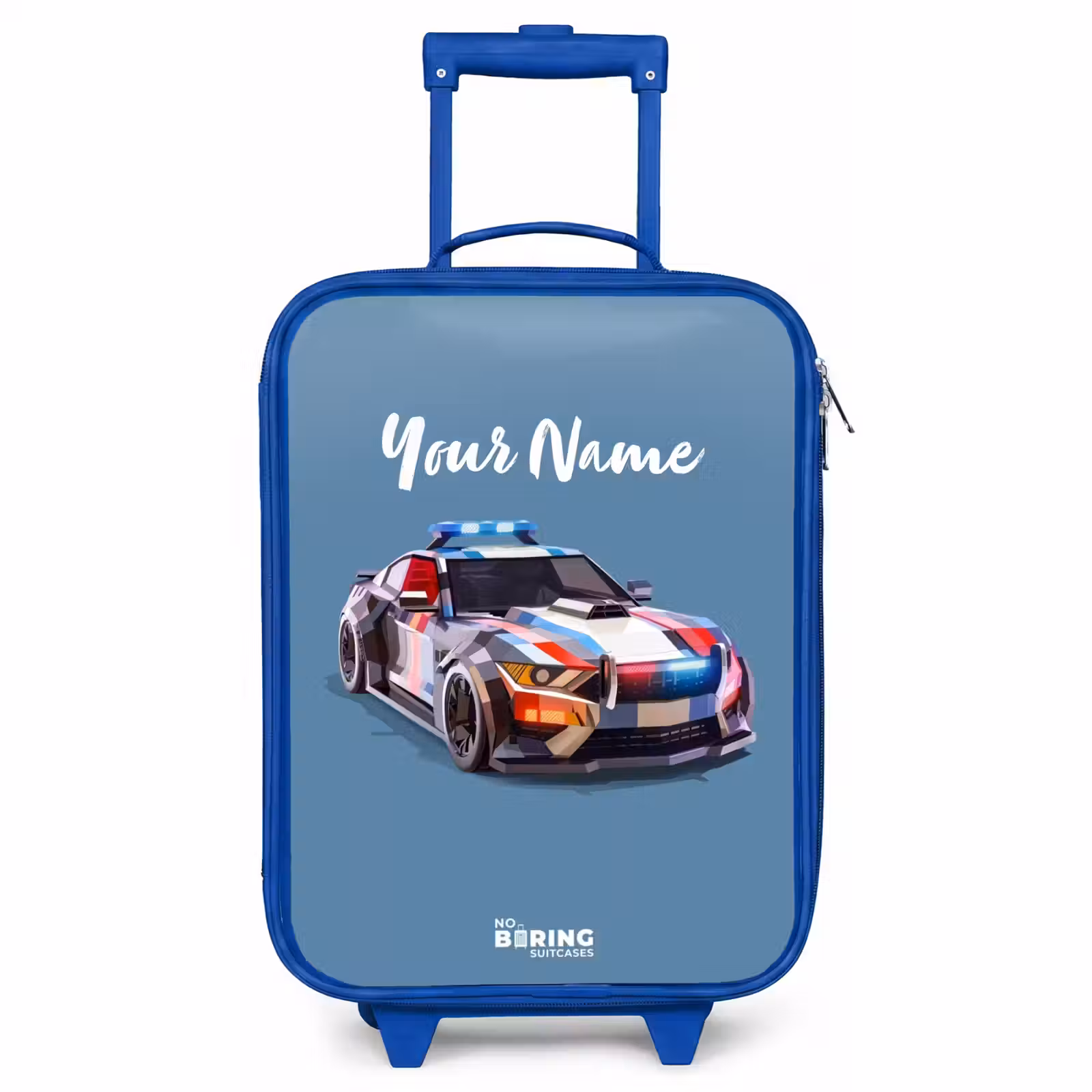 Children's suitcase - Blue - Arrow police car — 1