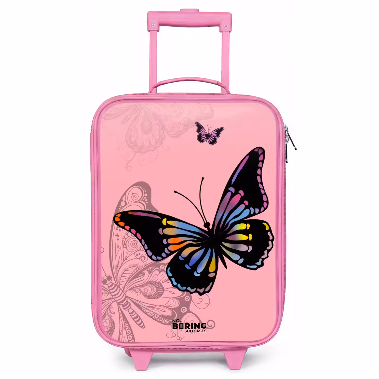 Children's suitcase - Pink - Bubblegum butterfly — 1