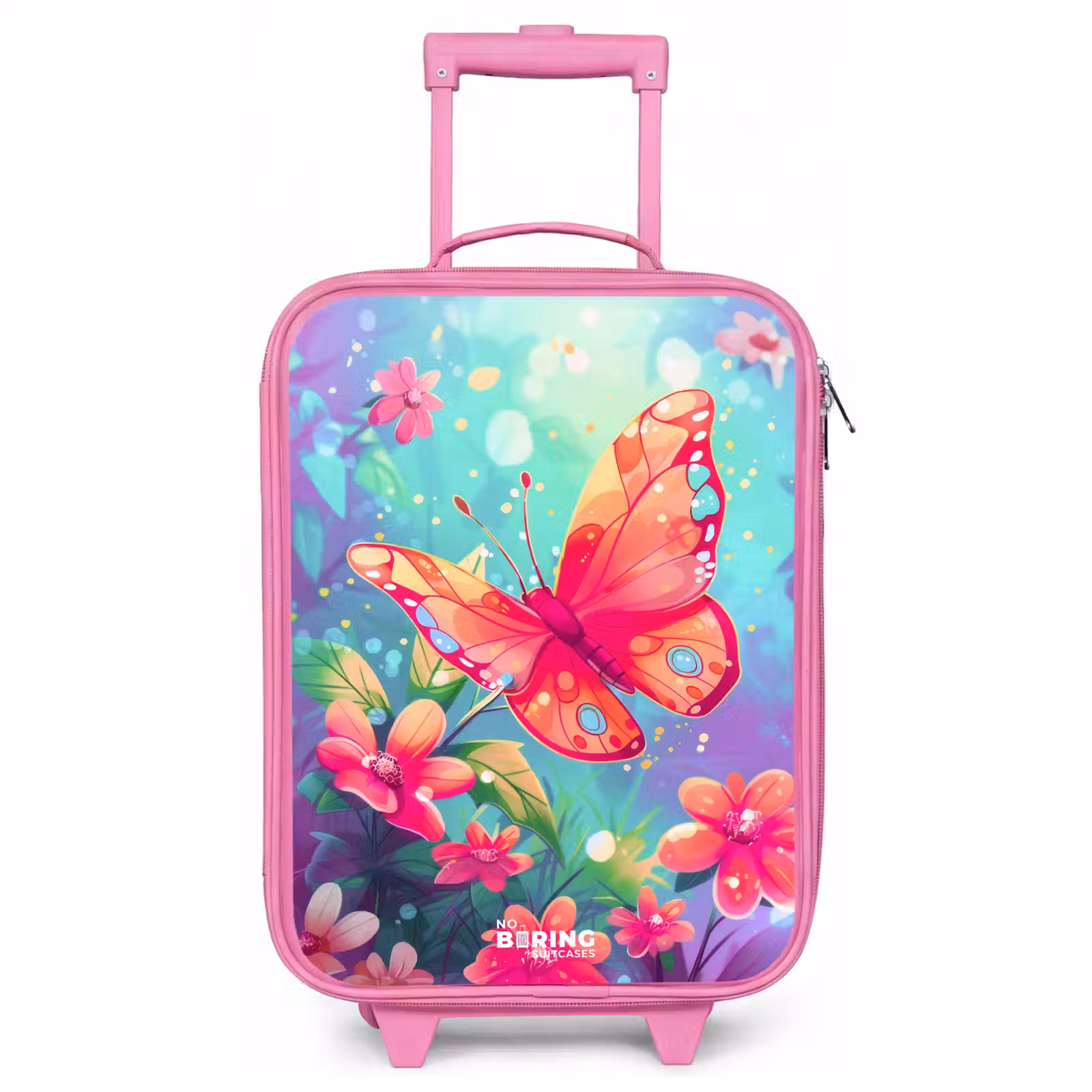 Children's suitcase - Pink - Stunning butterfly — 1