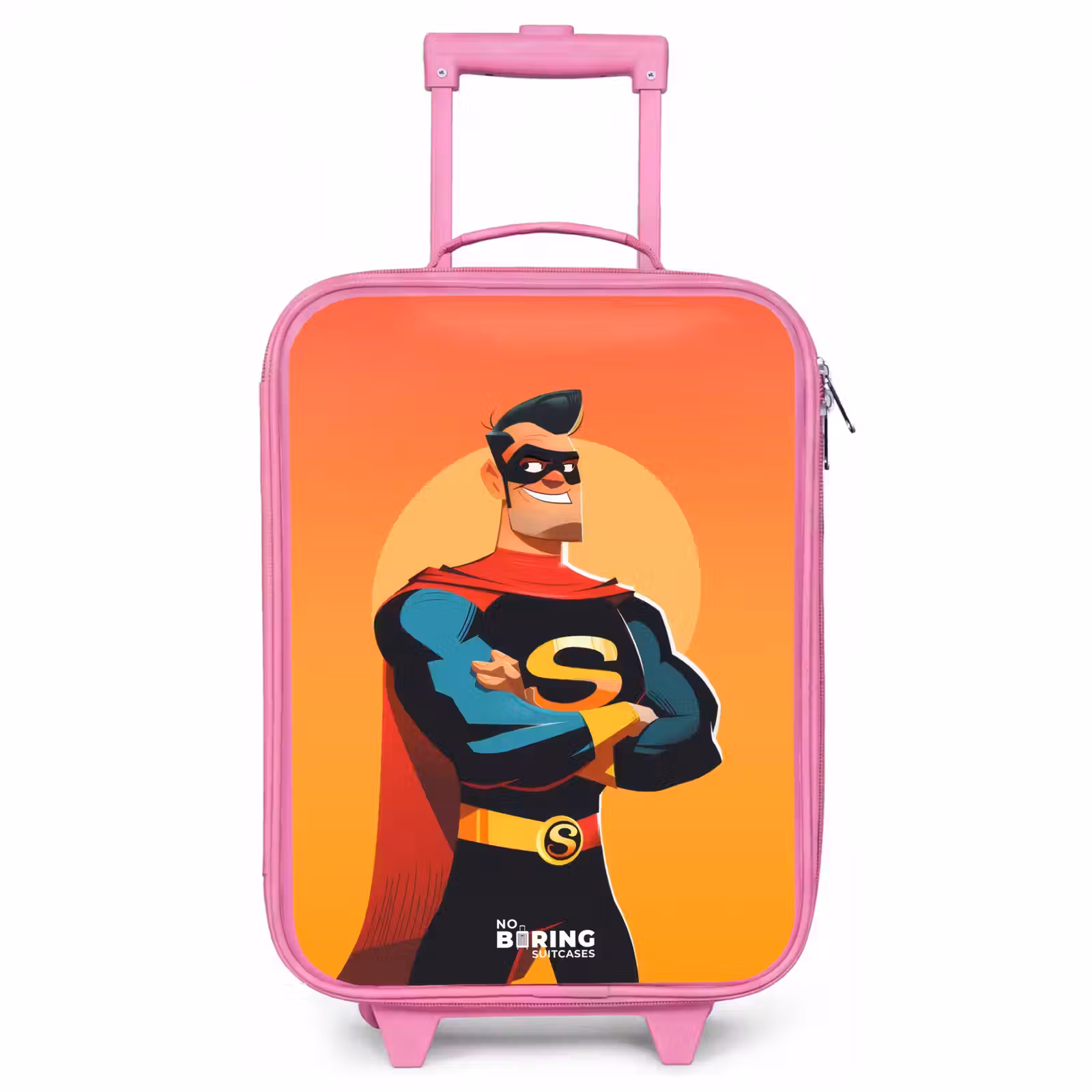 Children's suitcase - Pink - Sunny superhero — 1