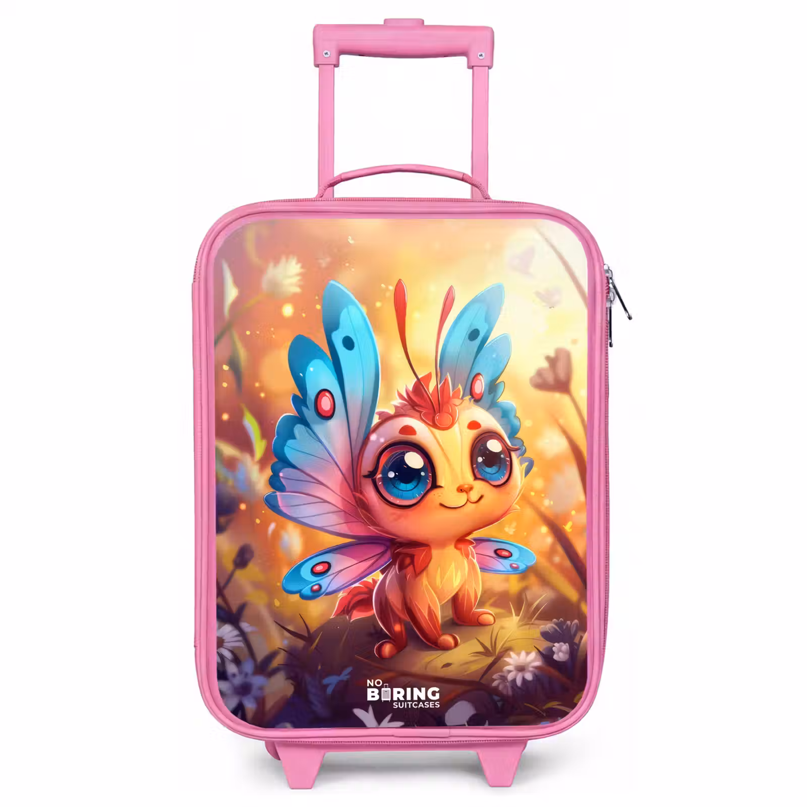 Children's suitcase - Pink - Valerio butterfly-like — 1