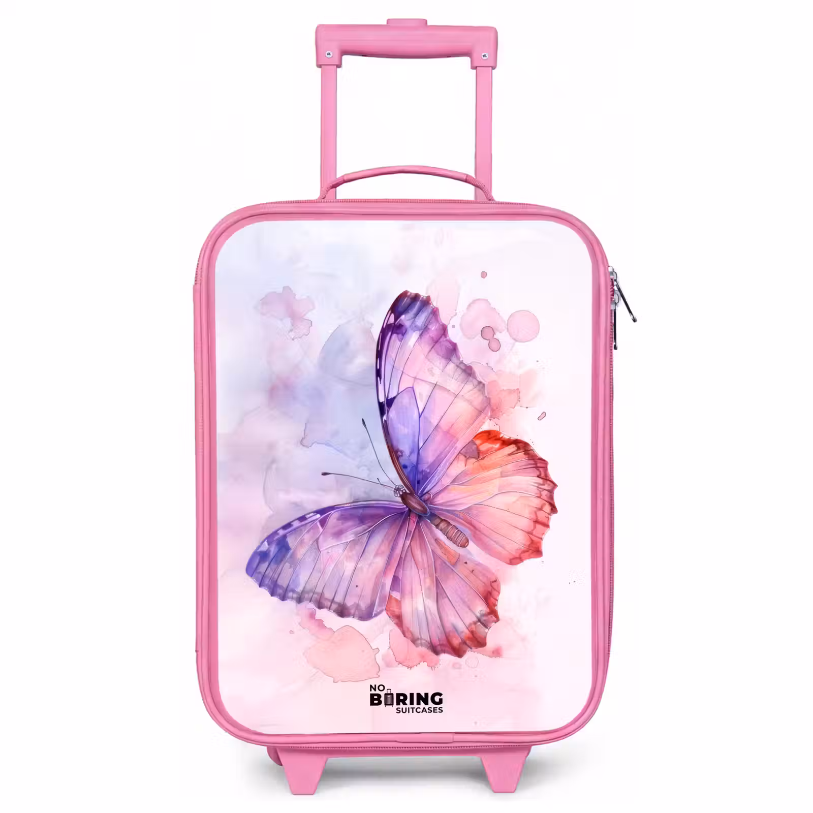 Children's suitcase - Pink - Watercolor aurora — 1