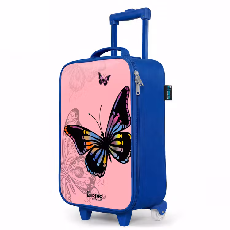 Children's suitcase - Blue - Bubblegum butterfly — 5