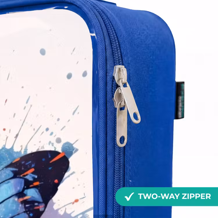 Children's suitcase - Blue - Butterfly explosion — 6