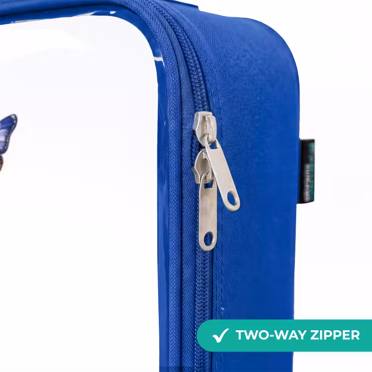 Children's suitcase - Blue - Butterfly Swarm — 6