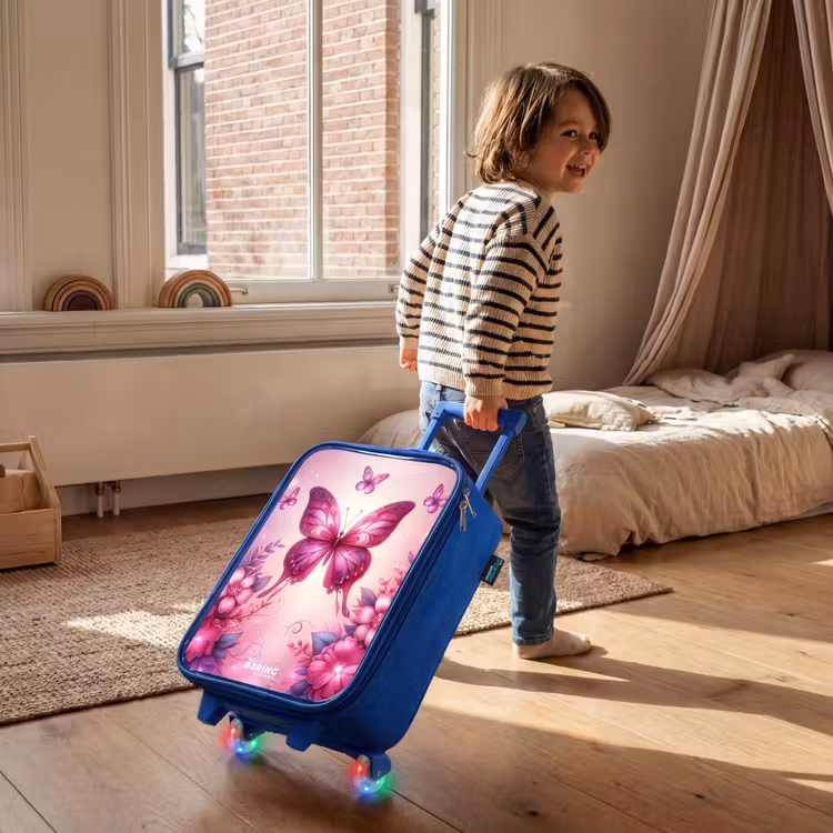 Children's suitcase - Blue - Butterfly Valley — 2
