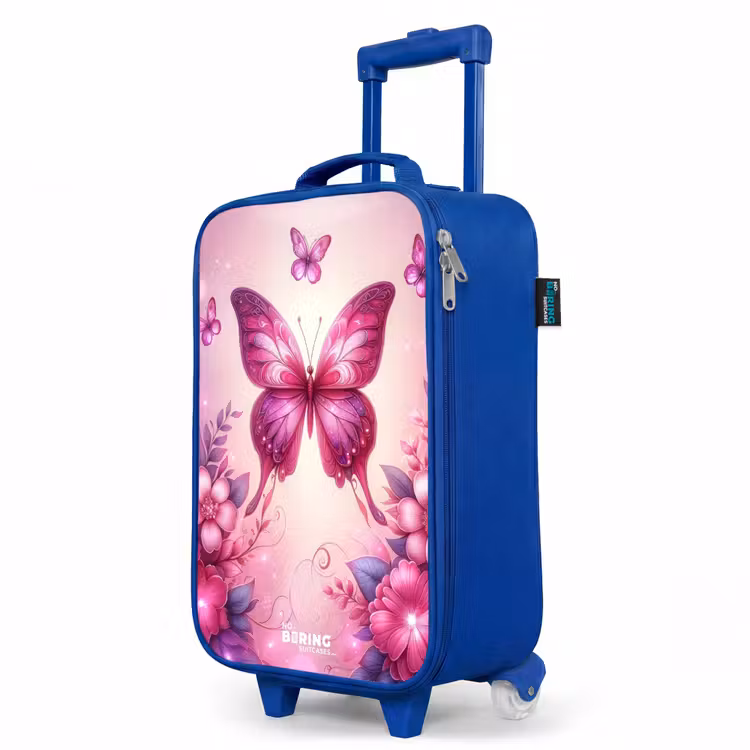 Children's suitcase - Blue - Butterfly Valley — 5
