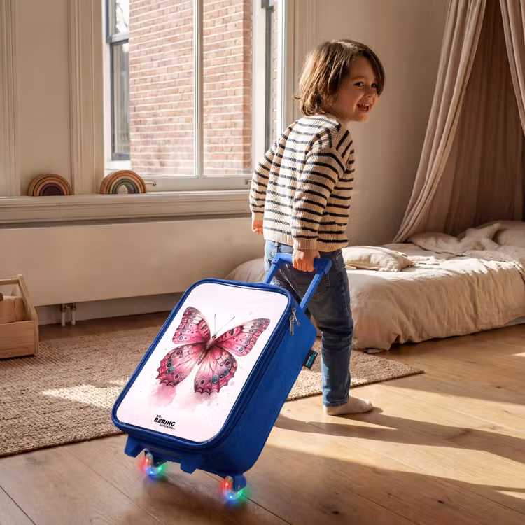 Children's suitcase - Blue - Mystical monarch — 2