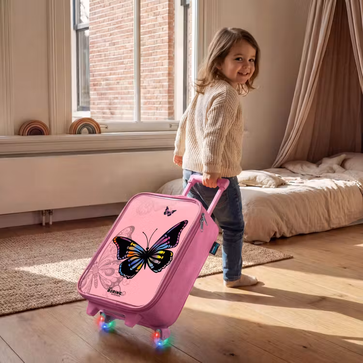 Children's suitcase - Pink - Bubblegum butterfly — 2