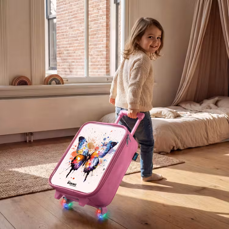 Children's suitcase - Pink - Butterfly explosion — 2