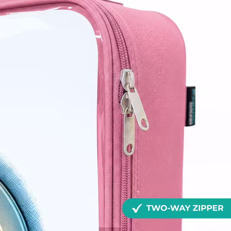 Children's suitcase - Pink - Turtle at a tropical beach — 4