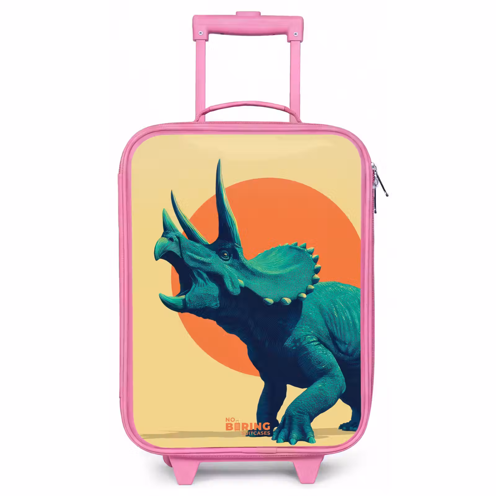 Children's suitcase - Pink - Horn warrior in the sun — 1