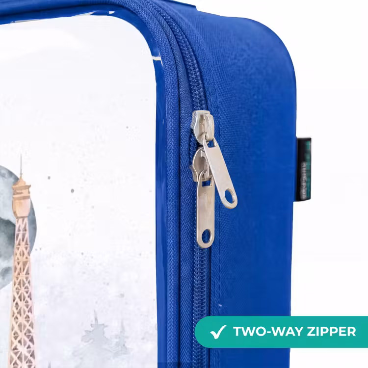 Children's suitcase - Blue - Animal fantasy city — 6