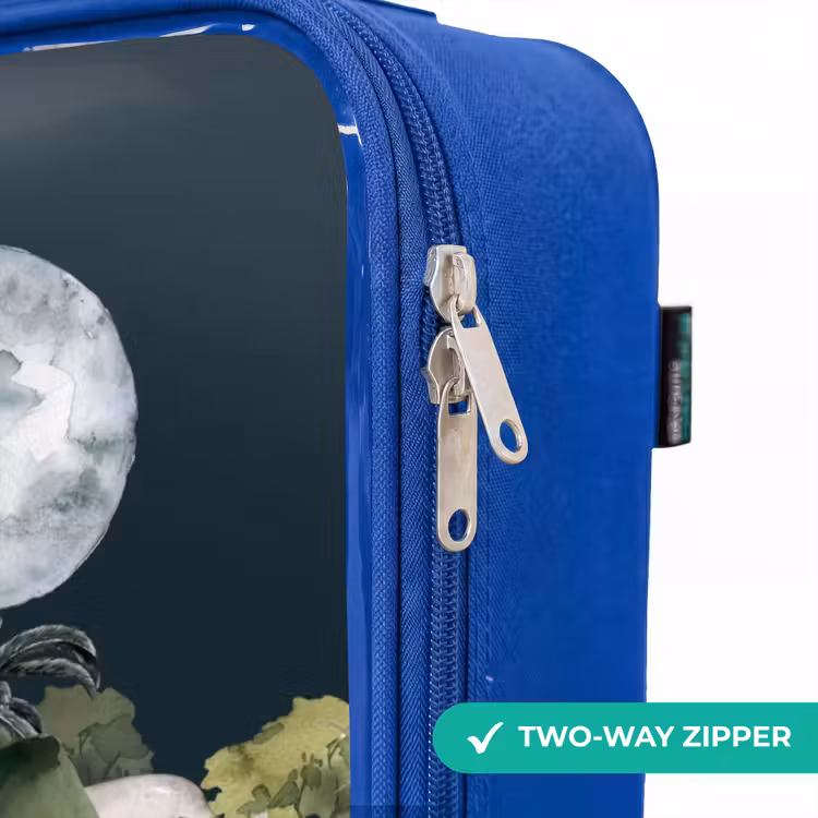 Children's suitcase - Blue - Jungle in the moonshine — 6