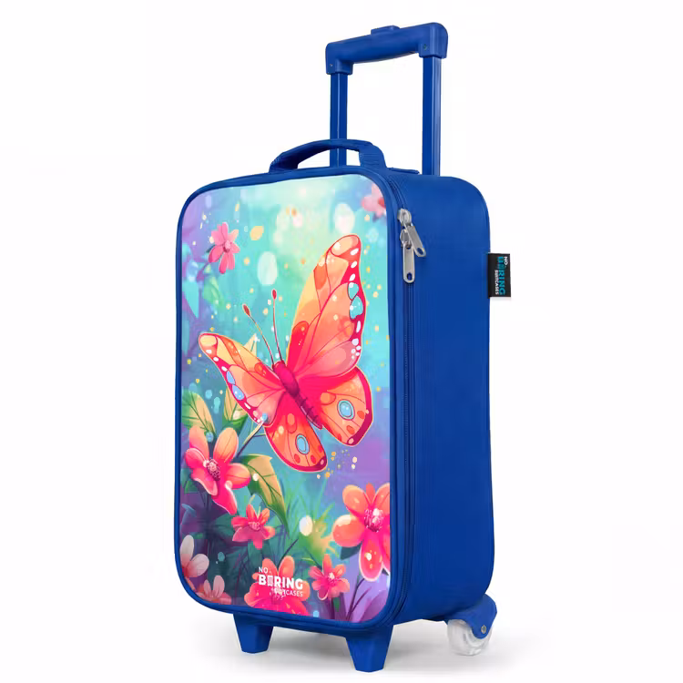 Children's suitcase - Blue - Stunning butterfly — 5
