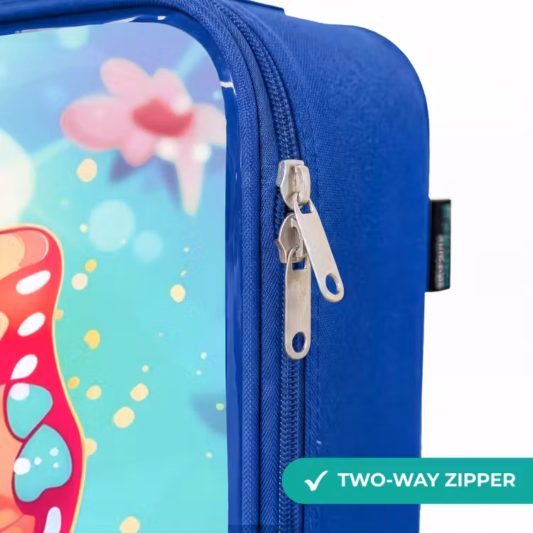Children's suitcase - Blue - Stunning butterfly — 6