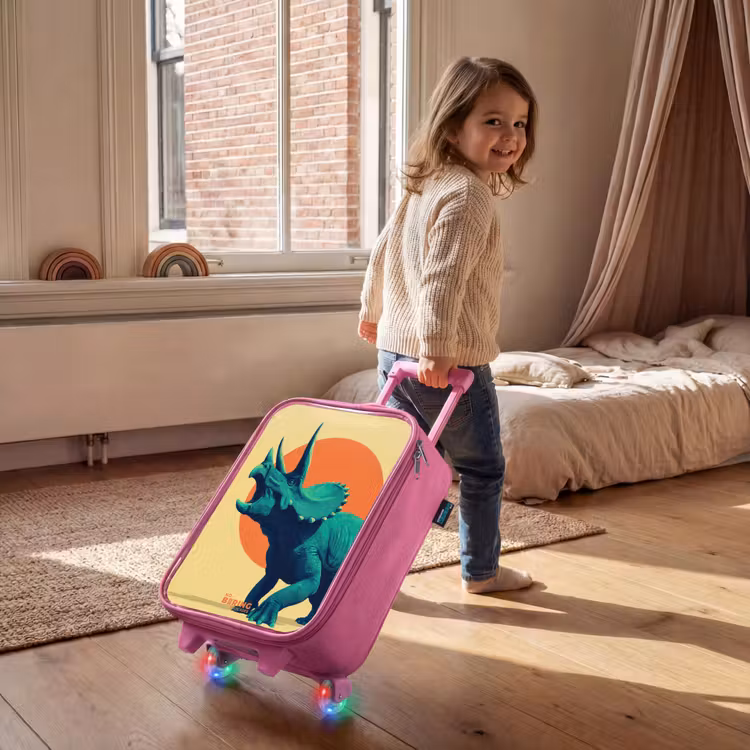 Children's suitcase - Pink - Horn warrior in the sun — 2