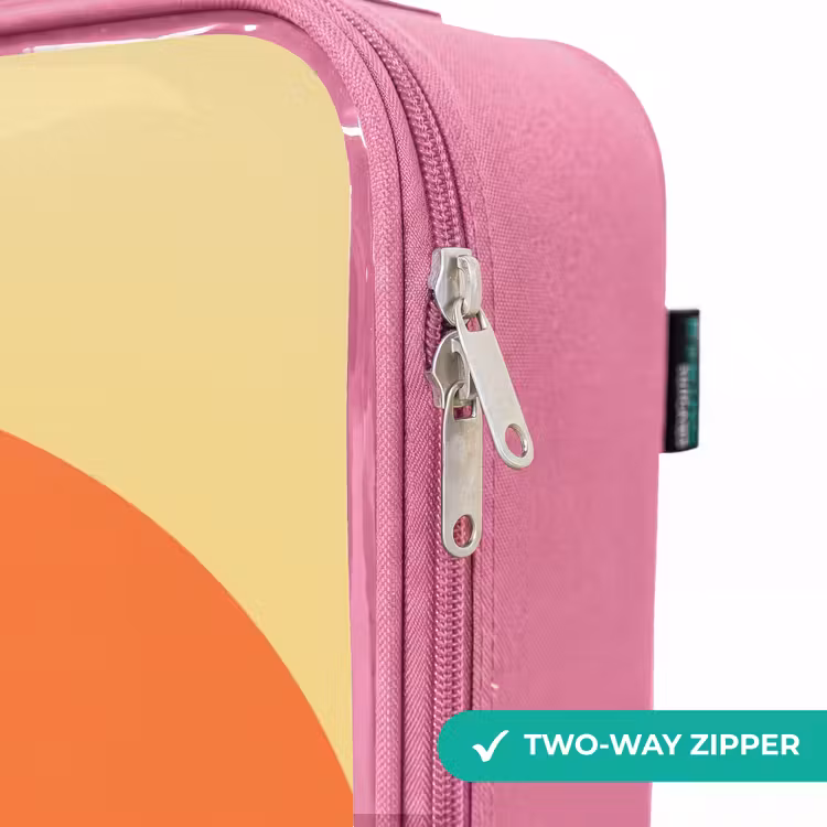 Children's suitcase - Pink - Horn warrior in the sun — 4